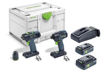 Festool TID 18 HPC 4,0 I-Set T18 Verktygspaket med batteri och laddare, Maskiner