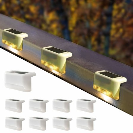 Professionel solcelle udendørsbelysning trådløs (8 stk.)