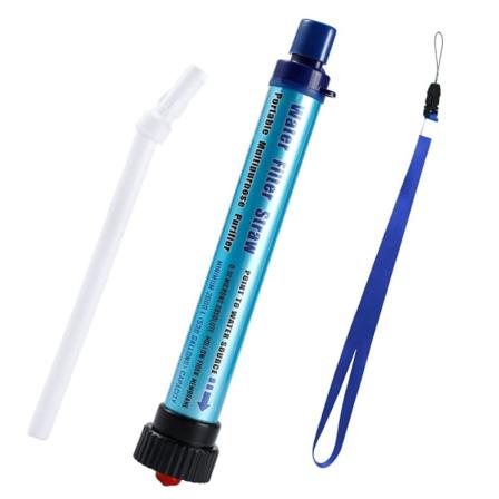 Vattenfilter Camping Outdoor 2000L Personal Mini Portable Water blue