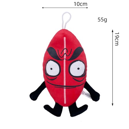 Dream Island Battle Plyschdocka Leksaker Barnpresent Röda löv