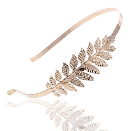 2kpl Morsiamen Golden Leaf päähine Korvakorut Crown Head Hoop Käsivarsinauha Joululahja fg009