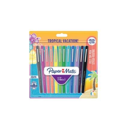 PAPERMATE Faserschreiber TROPICAL VACATION F