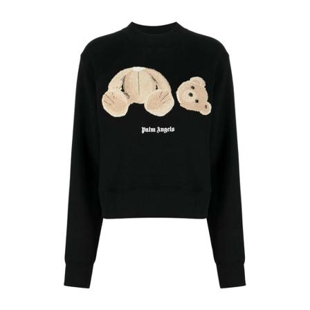 Palm Angels - Hoodies - Svart - Dam - Storlek: Xl, Dam, Storlek: XL