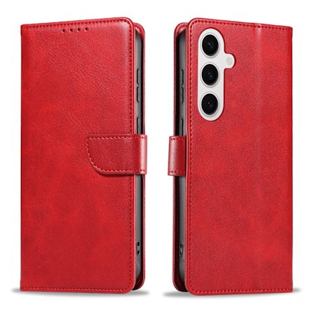 S24 Plus - Elegant Läderplånboksfodral i 6 färger