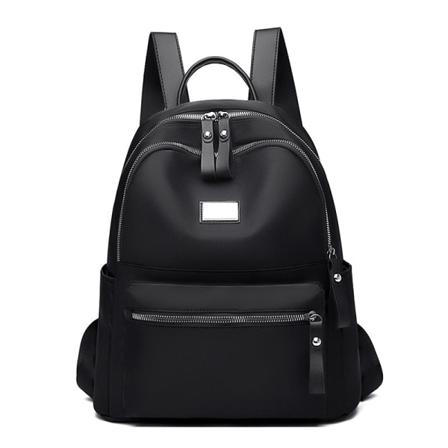 Naisten tytön reppu olkalaukku koululaukku Oxford Cloth Outdoor Matkalaukku Casual pieni kirjalaukku Black