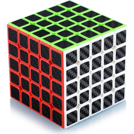 Magic Speed ​​Cube5x5x5 Speed ​​Cube Magic Cube Carbon Fiber,ZQKLA