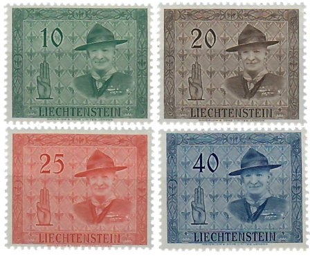 Liechtenstein 1953 - MICHEL 315-318 - Postfrisk