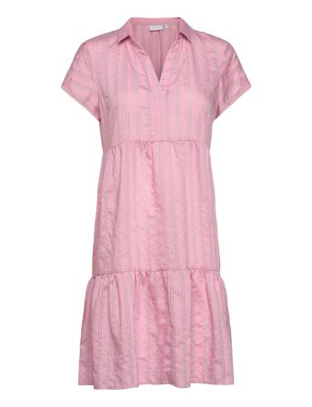 Dress W. Small Collar Pink Coster Copenhagen