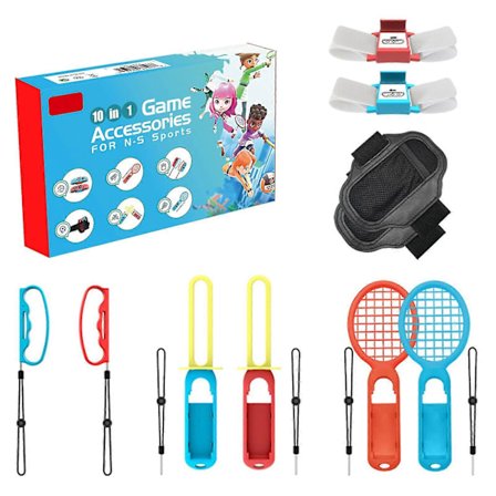 Nytt Sportracket-Speltillbehörssats Passar För Nintendo Switch Och Oled Gaming