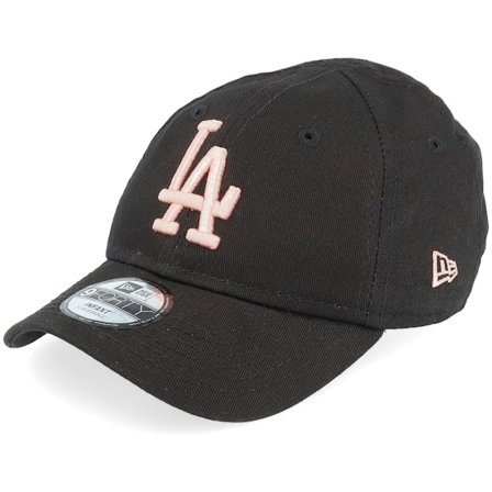 Kinder New Era - MLB Schwarz adjustable Cap - Kinder Los Angeles Dodgers Kinder 1 League Essential 9FORTY Black/Pink Adjustable @ Hatstore
