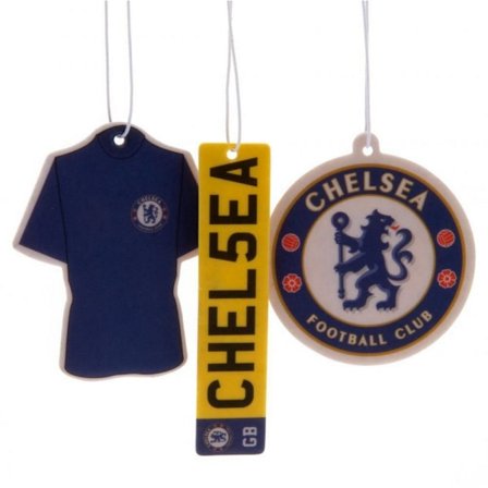 Chelsea FC Luftfräschare (3-pack) One Size Royal Blue/White/