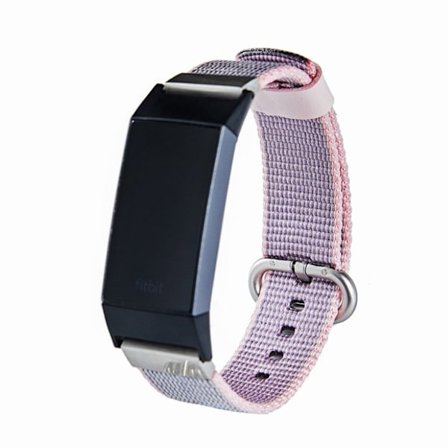 Fitbit Charge 3 Modernt klockband med spänne - Lila