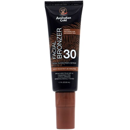 Australian Gold Facial Bronzing Serum SPF 30 50ml - Solare viso alta prot.