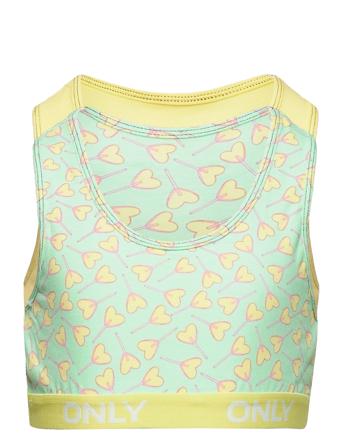 Konliga 2-Pack Racer Top Night & Underwear Underwear Tops Grön Kids Only