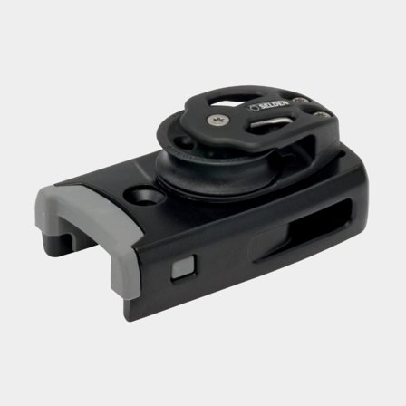 Seldén System 42 - End Control Single Plain Bearing Sheave, Purchase 2:1, Becket for Control Line (444-112-04)