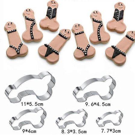 10-delt kakeformsett med vogn, morsom baking for barn