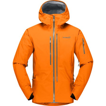 Norrøna Men's Lofoten Gore-Tex Pro Jacket Men unlined ski jackets Orange XXL