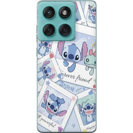 Yhteensopiva Puhelinkuori Motorola Edge 60 Fusion Unelmoivat pilvet vaaleanpunaisina, lila ja sinisen sävyissä, kimaltelevine tähtineen ja pehmeän sat