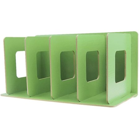 Kirjahyllyt, Lehtiteline, Seisova Teline, Puinen Lokerolaatikko