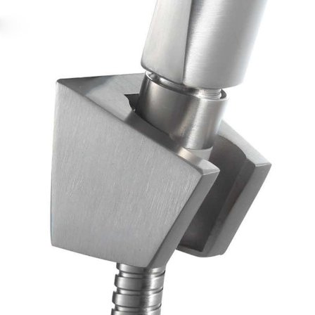 SUS304 rostfritt stål handhållen duschhuvudfäste, fast bas,