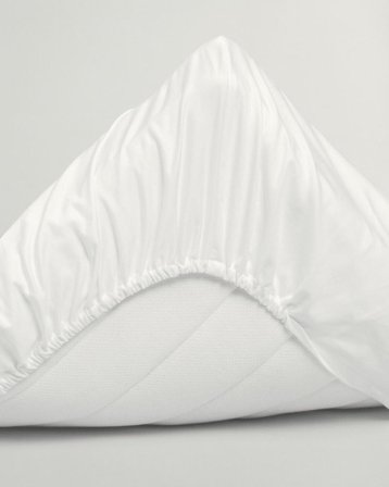 GANT Laken Sateng Fitted Hvit (TC300) 90x200/25