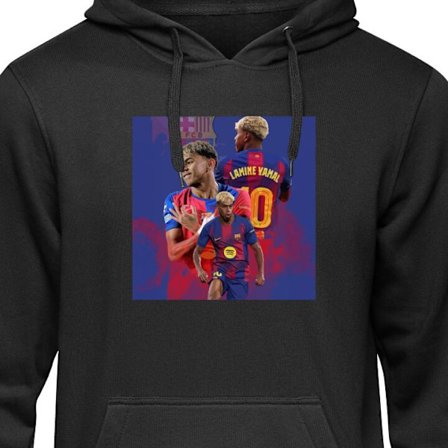 Børne hoodie Lamine Yamal FCB Barcelona super talent ydermidtbane