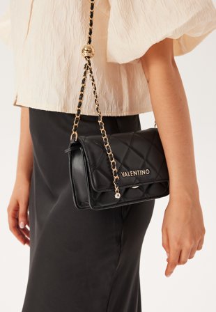 Valentino Ocarina Flap Bag Nero Klær