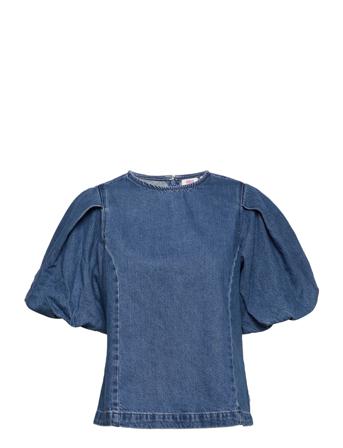 Zaida Ss Blouse Z2005 Indigo D Blouses Short-sleeved Blå LEVI ́S Women