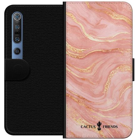 Yhteensopiva Lompakkokotelo Xiaomi Xiaomi Mi 10 Pro 5G Cactus and Friends – RoseGoldFlow