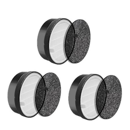 3 kpl HEPA-suodattimien vaihtoja puhdistajalle -h132 -h132-rf Aktivoitu hiilisuodatin osat