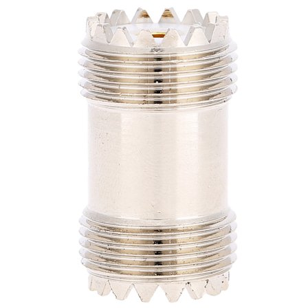 2stk F Hona Kontakt till UHF PL-259 Hona Jack RF Koaxial Adapter Kabelkontakt