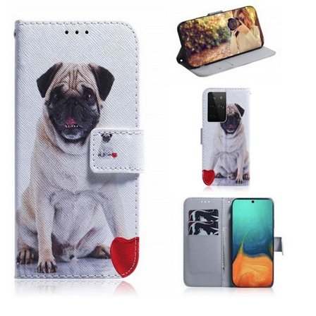 Plånboksfodral Samsung Galaxy S21 Ultra - Mops