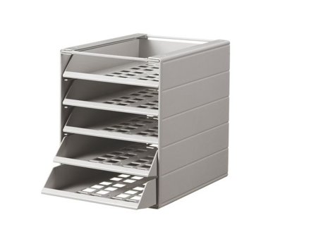 Durable Blankettfack IDEALBOX BASIC 5 fack C4 322x250x332mm grå - Lyreco - Kontorsmaterial > Till skrivbordet > Blankettfack och Boxar