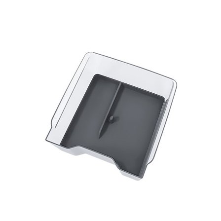 Center Console Organizer för Tesla Model 3/Y Refresh - Halvlindad silikonförvaringslåda (grå)