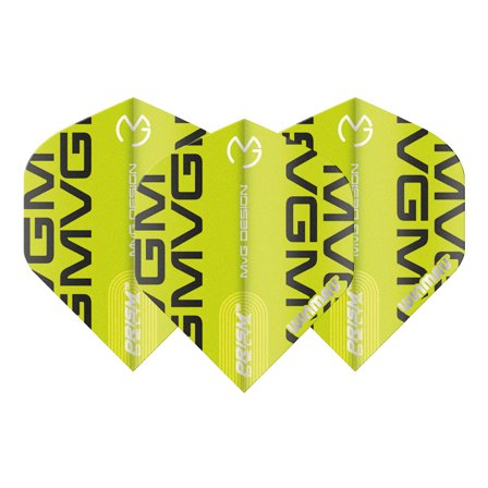 Winmau Flights Dart Flights Standard Delta Green Prism MVG 3 Sets 9 Pieces Professional Player Translucent Design
