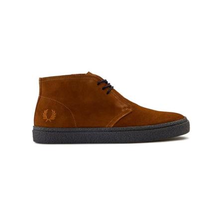 Fred Perry, Ankle Boots Bruin, Heren, Maat:44 EU,suede