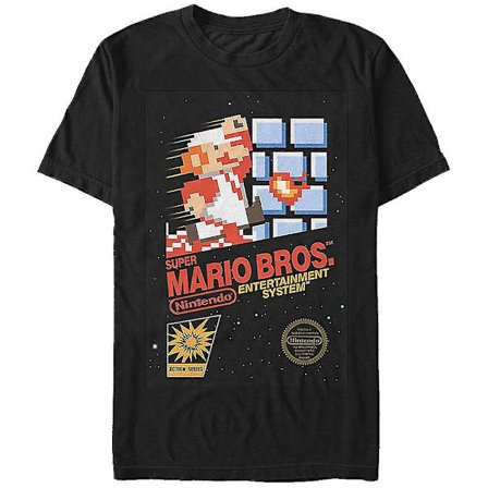 Cartridge Art Super Mario Brothers T-shirt