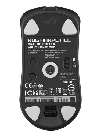 ASUS ROG Harpe Ace - Aim Lab Edition - mus - 2.4 GHz, USB 2.0, Bluetooth 5.1 - svart