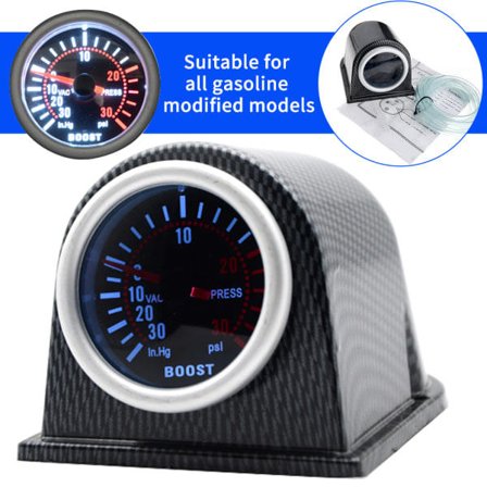 IC 52MM 30PSI bilinstrument Tryckvakuumturbin Turbo Boost P