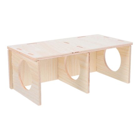 Træhytte til Hamstere Multi-rum Skjulested Små Dyr