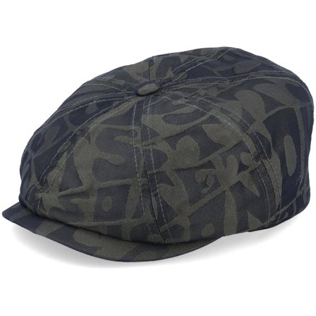 Stetson - Grün flatcap Cap - Hatteras Outdoor Olive/Black Flat Cap @ Hatstore