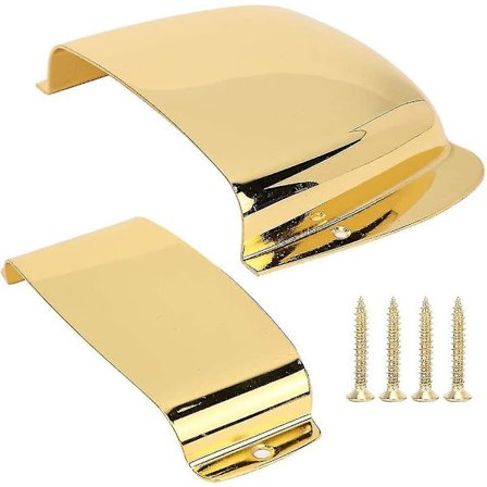 Pickup Bridge Cover Sæt Zink Legering Bas Beskyttelsesdækning Til Pb Elektrisk Bas