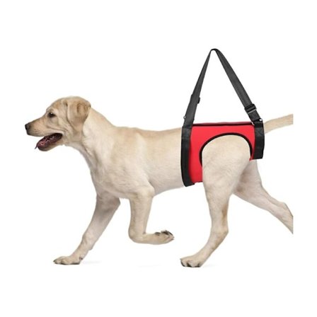 S magvändning 48cm, husdjursväst, hundsele för stöd vid promenader