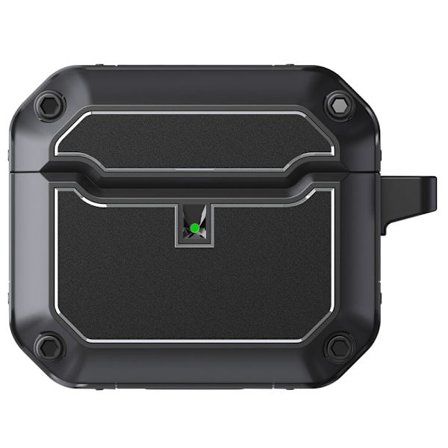 Apple AirPods 3 skyddsfodral + nyckelring - Svart