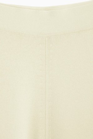 COS Women's Pantaloni In Maglia A Gamba Dritta in Beige