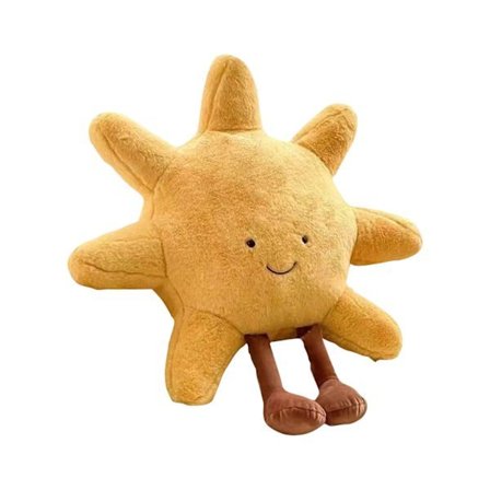 UUSI Jellycats Söpö Pehmo Hauska Tyyny Eläin Kuu Aurinko Tyyny Pehmeä Pehmolelu Lahja Aurinko 35cm