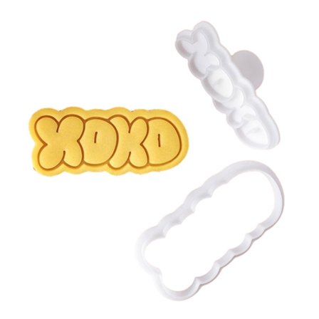 Bryllupskakeutstikkere Valentinsdag Kjeksformer Plast Bakeutstikkere