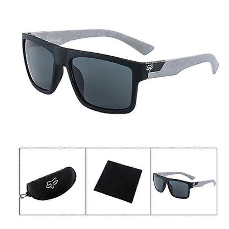 FOX Aurinkolasit Miehille Merkki Design Naisille Ajo Lasit Vintage Retro Aurinkolasit Neliö Lasit UV400 Gafas [db]