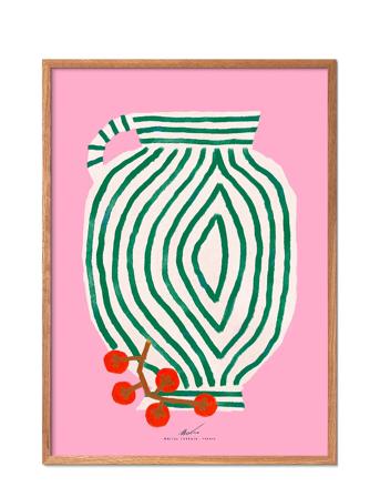 The Poster Club Tpc X Matías Larraín - Vase And Currants Multi/patterned