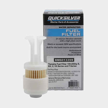 Quicksilver 8M6013359 Bränslefilter, Yamaha S, SX, V, VX & F Series